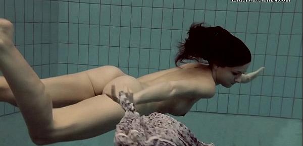  Loris Licicia super hot underwater swimming naked